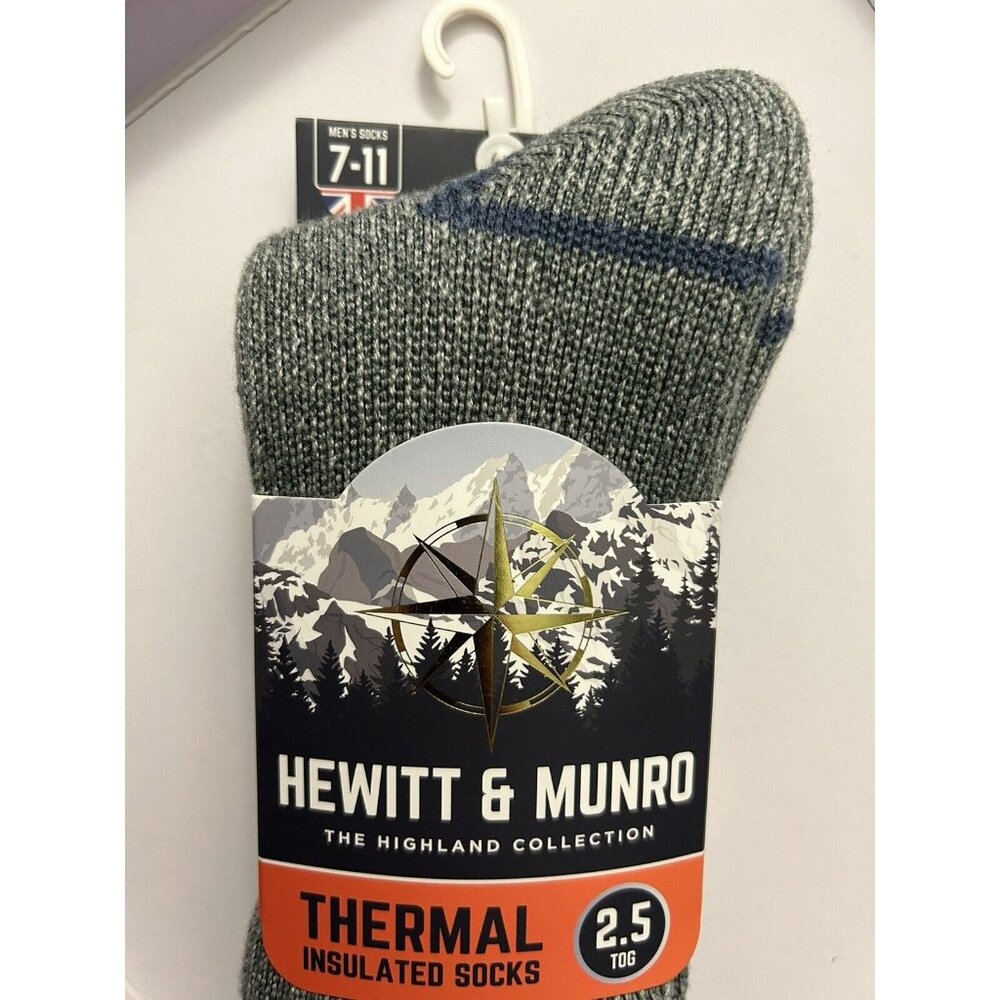 Hewitt & Munro Highland Collection  2.5 TOG “NWT” THERMAL insulated 🧦 1pair
